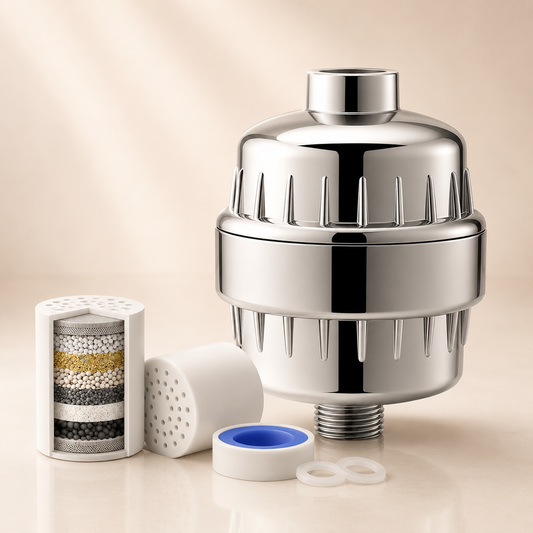 20 Stage High Output Shower Water Filter