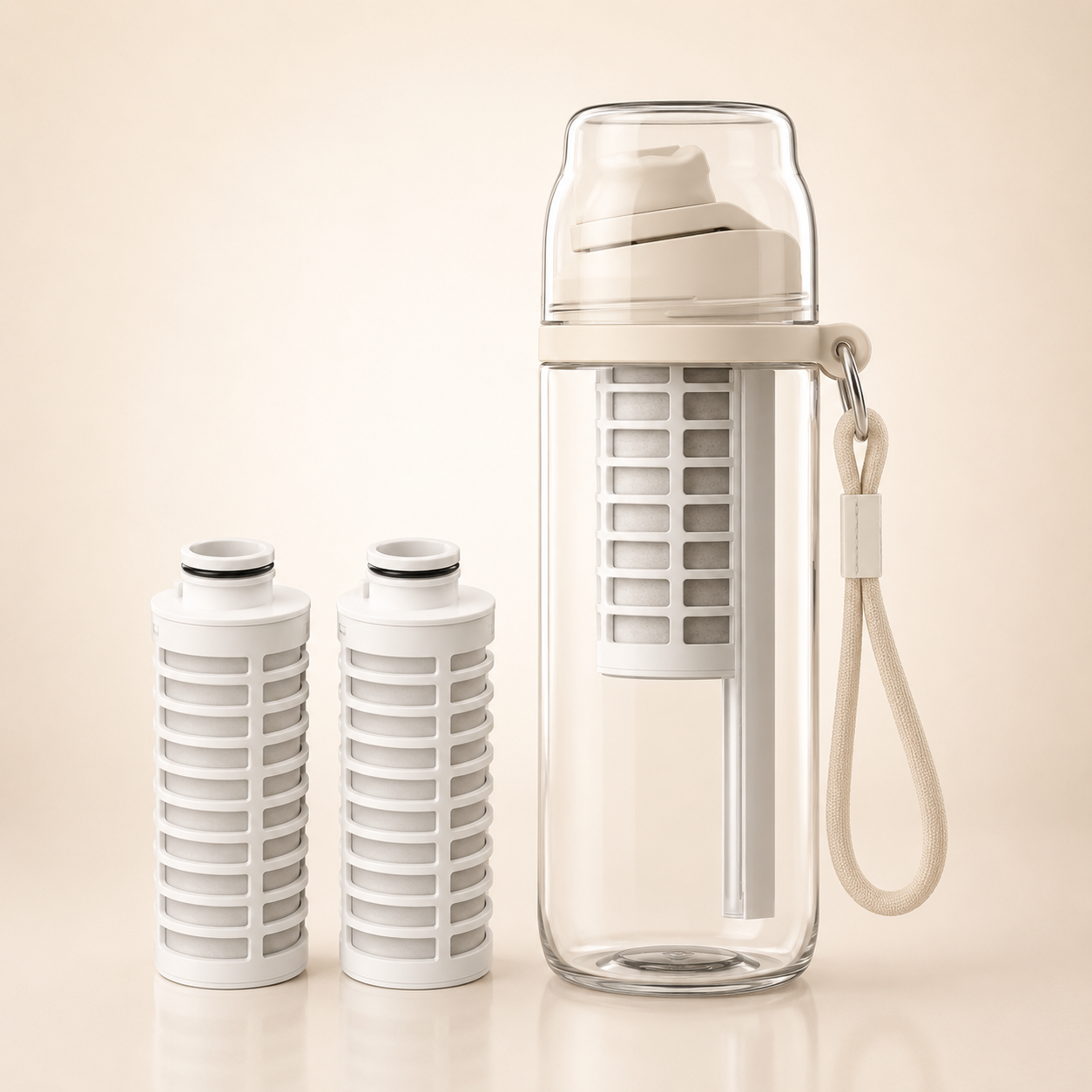 Alkaline Water Filter Bottle