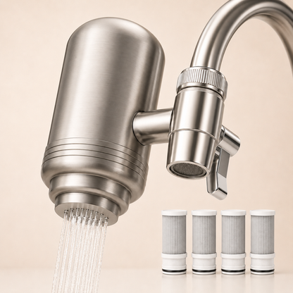 Stainless Steel Faucet Tap Water Filter Purifier System