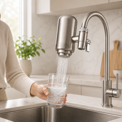 Stainless Steel Faucet Tap Water Filter Purifier System